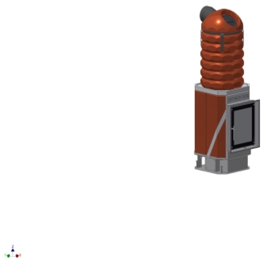 ORTNER Ohnisko GO5-SET rovné dvierka automatické ovládanie vrátane LED elektroniky